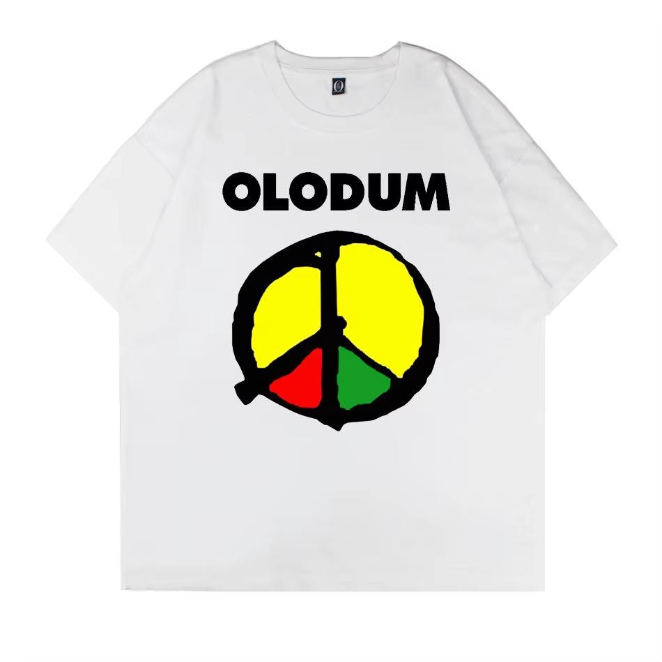 

Майкл Джексон Футболка с коротким рукавом Мир и Любовь Антивоенная OLODUM Музыка Рок Мужская Детская Взрослая Y2k Короткие рукава Классическая 4XL