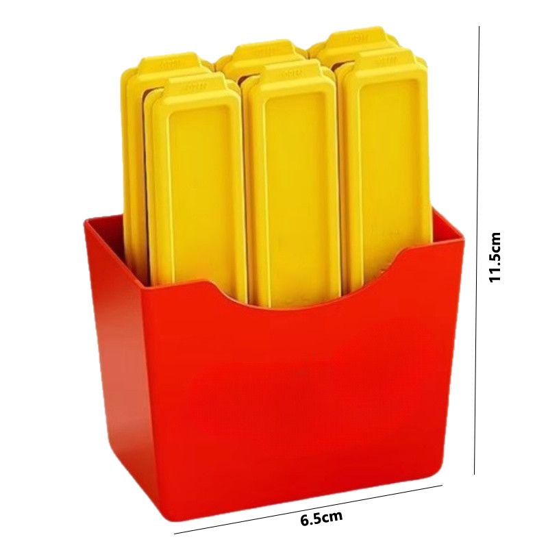 

Creativity Ice Cube Mold for Refrigerator Long Strip French Fries Design Leak Proof Silicone ice Tray Bar Drink Cooler Tools