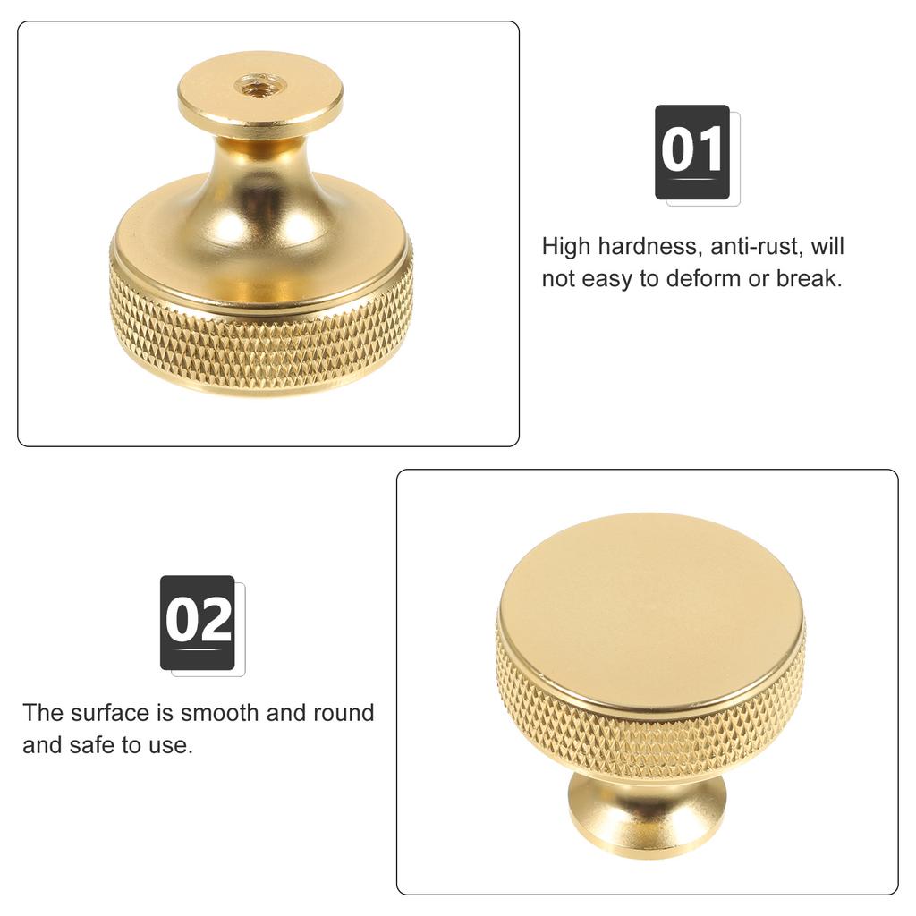 5Pcs Modern Cabinet Pull Aluminum Alloy Kitchen Cabinet Door Handle Gold Metal Wardrobe Drawer Pulls Dresser Handles Furniture