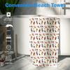 Cute Dog Dachshund Beach Towel Gifts for Women Dog Lovers Owner, Funny Dogs Wiener Microfiber Quick Dry Travel Sand Free Beach Towels Oversized Decor