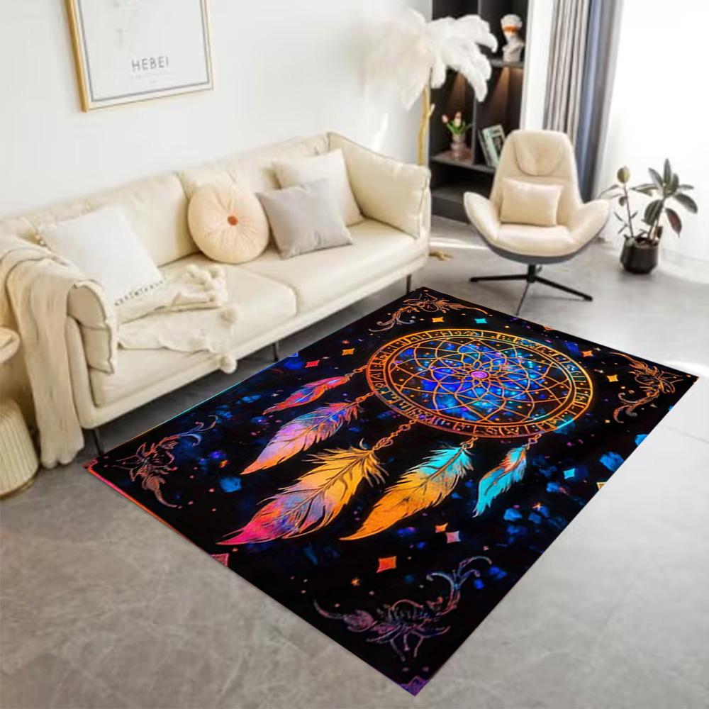 Galaxy Dreamcatcher Rug Home Carpet Non Slip Office Decor Gift Living Room Bedroom