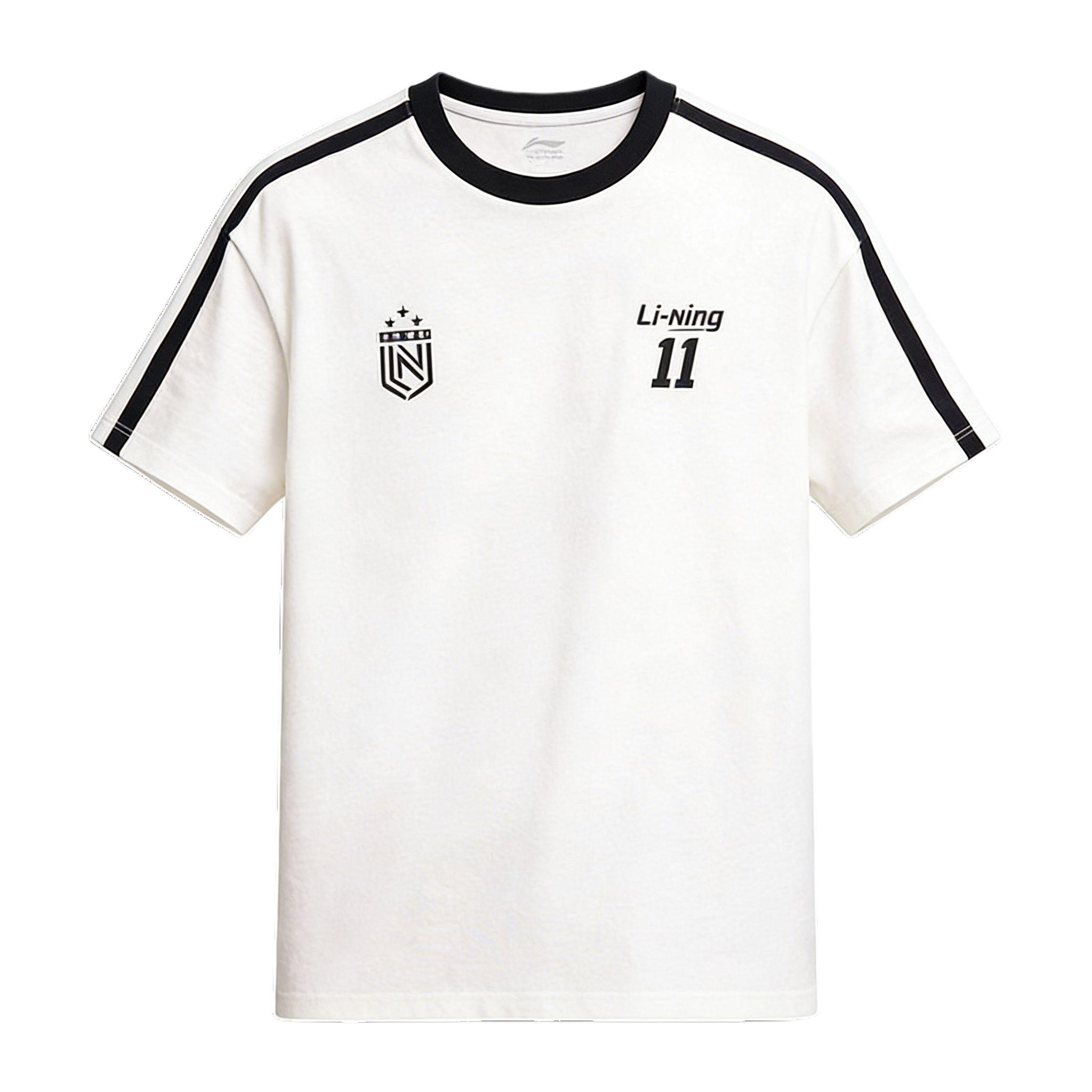 

Li-Ning Round Neck Comfortable Loose Versatile Sports Casual Short Sleeve T-Shirt Unisex Tops AHSW987-1 S