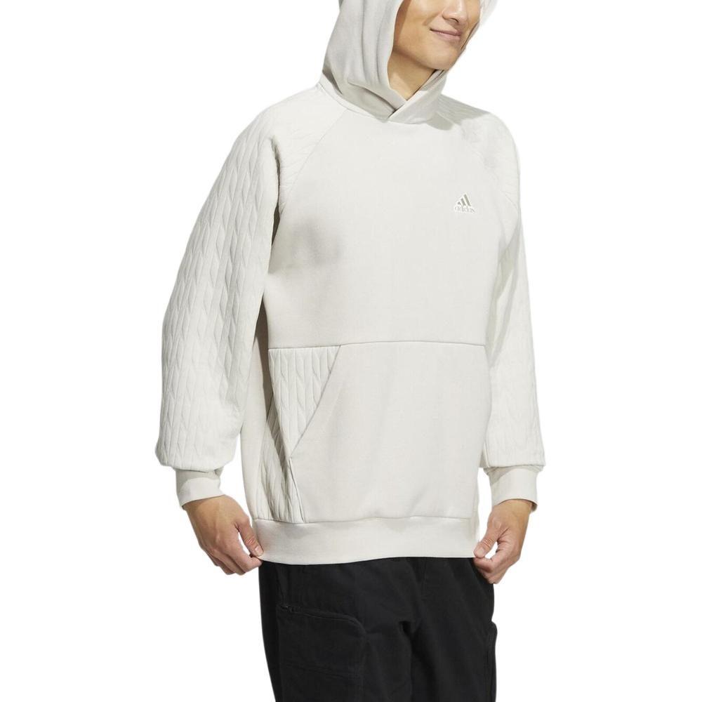 Adidas Sweatshirts Men's White Hooded Moderate Regular HN8997