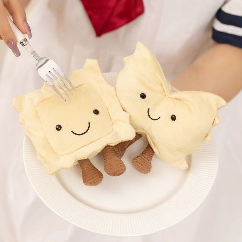 9/11 Centimeter Simulation New Italian Dumpling Doll Stuffed Plush Toy Cartoon Anime Cute Children's Birthday Gift Fun Doll