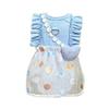 Cute Point Pattern Pet Bubble Skirt Thin Breathable Dog Cool Dress Skin-friendly Soft Pet Princess Dress for Dogs Cats