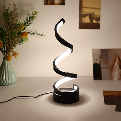 1 ADET Modern Basit Masa Lambası Yatak Odası Başucu Masası Yaratıcı Sanat Dekoratif Masa Lambası