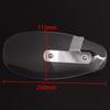 AQIMY Knuckle Guards, Universal Motorcycle Handlebar Guard, Acrylic Windshield Protection, Stone and Rain Protection, Clear Knuckle Visor