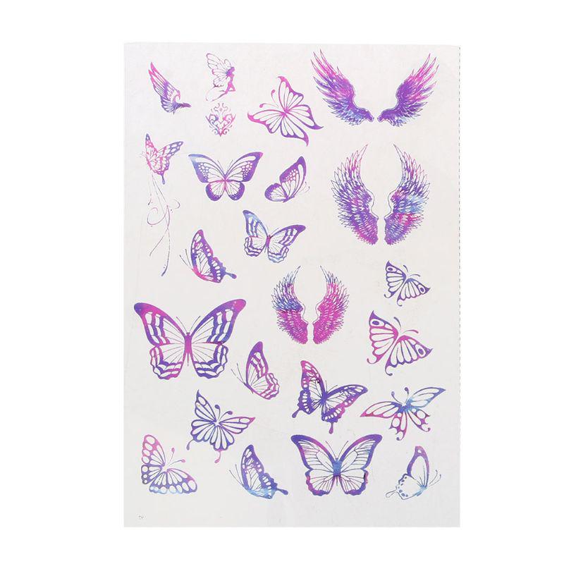 Resin Art Supplies for Butterfly Simulated Wings Transparent Resin Stickers for Card Making Scrapbook DIY Jewelry