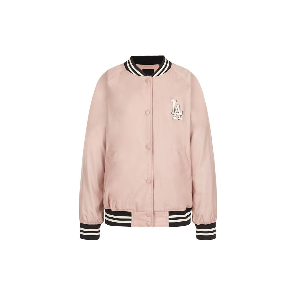 New MLB Baseball Jacket Unisex Pink 31JPK1011-07P