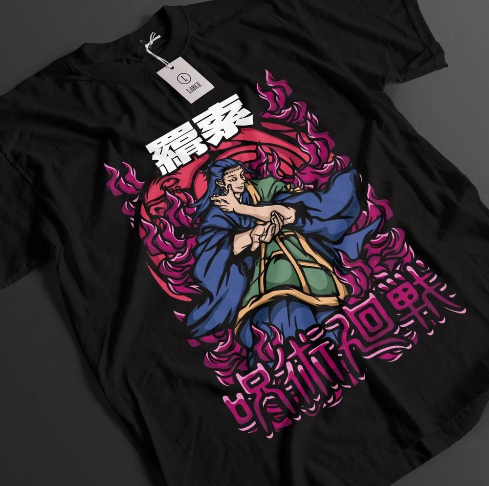 Jujutsu Kaisen Shirt Geto Suguru TShirt Sukuna Gojo Tshirt JJK Anime Unisex Tee S
