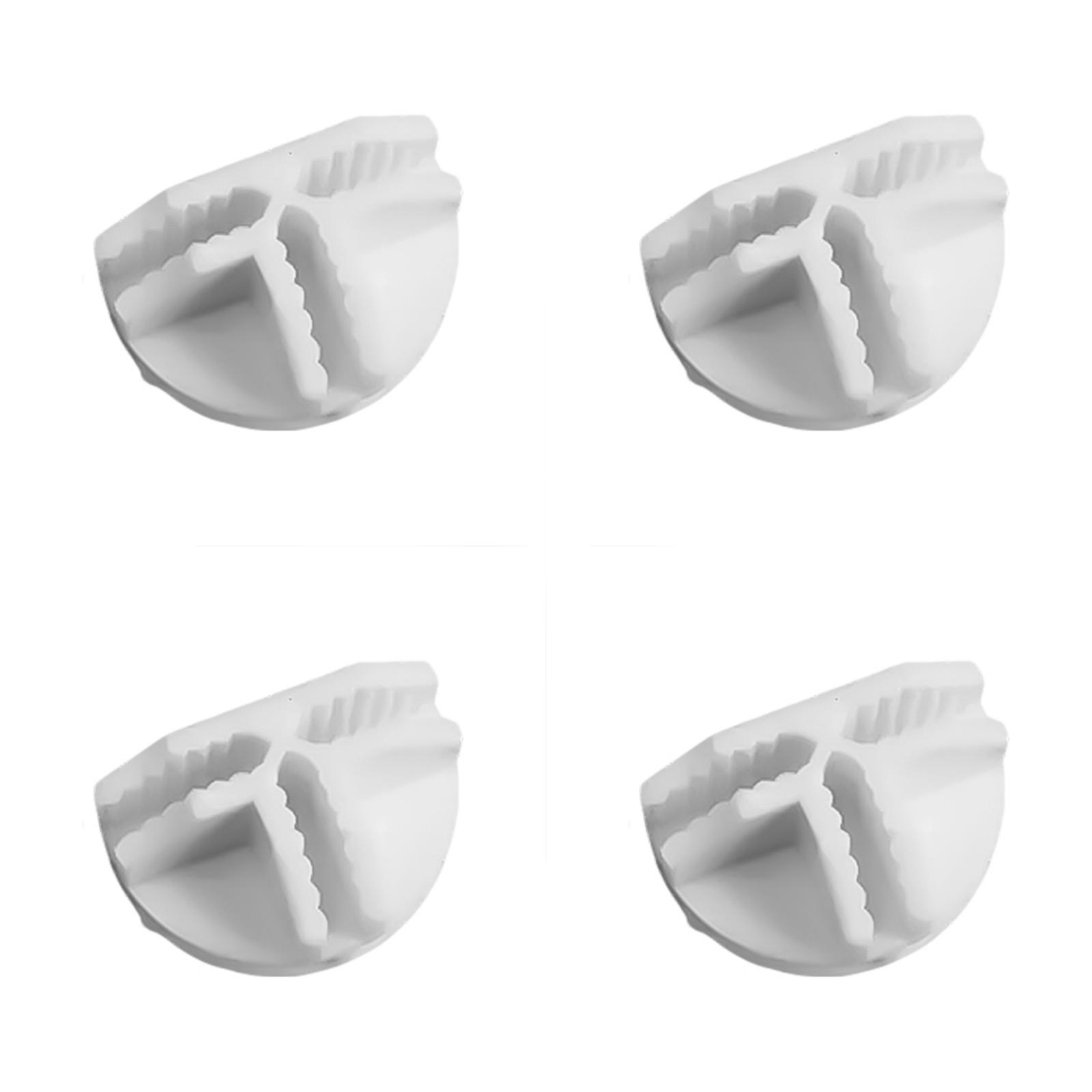 

Упаковка из 4 многоцелевых соединителей для сеток, переносной аксессуар для проволочных стеллажей, решений для хранения и модульных шкафов D