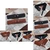 Chic Brown Faux Leather Wide Waist Belt For Women Enhancing Fashionable Outfits