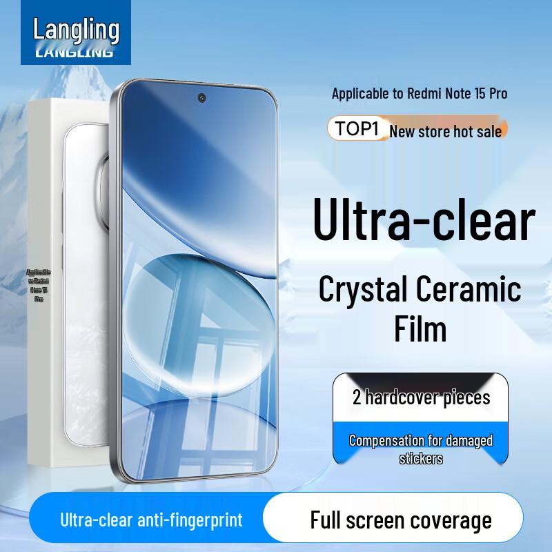 Langling Tempered Glass Screen & Lens Protectors for Redmi/Xiaomi Phones