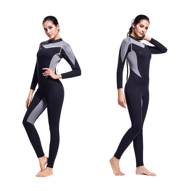 Womens 1.5mm Neoprene Wetsuit Snorkeling Swimming Surfing Warm Water Activities