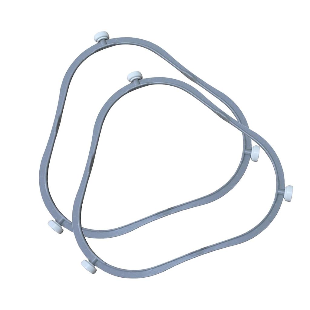7.48 Inch W11252182/8206227 Microwave Turntable Support Ring Triangle, Glass Tray Support Replacement Part, Replacement Inner Ring Compatible for
