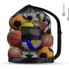 Extra Large Football Mesh Bag Adjustable Shoulder Strap Drawstring Bag Storage Bag for Basketball Football Rugby Ball Volleyball