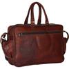 Men's Brown Leather Vintage Duffle Gym Weekender Overnight Travel Bag