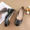 Fashion Chunky Heels with Medium Women's Shoes Block Heel Ladies Pumps Office Square Toe Shoe Luxury Brand Non Slip 2025 Trend Footwear