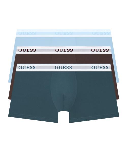 

[Guess] Flex Up Stretch Trunks 3-Pack (DGR/LBU/BR) [Shipped from Korea] 100% Authentic 110