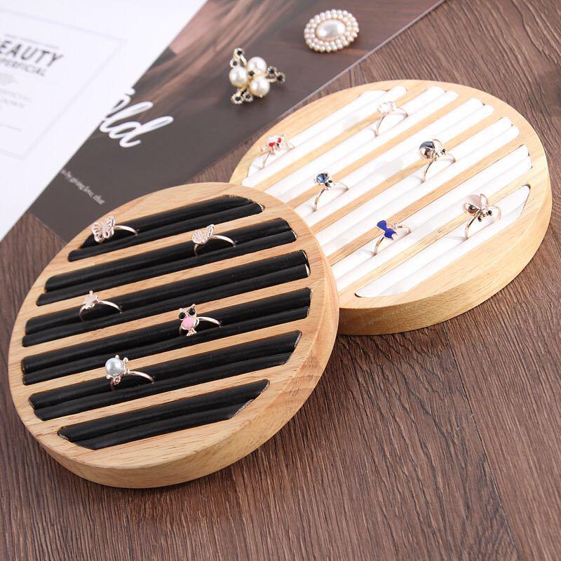 Natural Bamboo Jewelry and Earring Display Tray