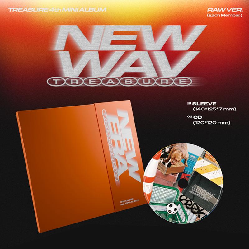 [VORBESTELLUNG] TREASURE – 4. Mini-Album NEW WAV RAW VER.