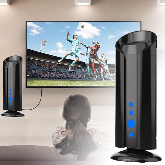 Antenna TV 450+ Miglia di Portata Interna Antenna 4K HDTV con Amplificatore Potente e Booster di Segnale Antenna Digitale per TV Smart e Tradizionale