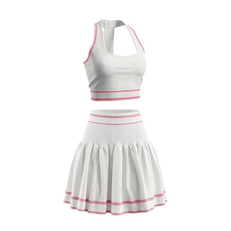 Women Breathable Tennis Running Cycling Jersey Suit Sportswear Quick Dry Athletic Outfit