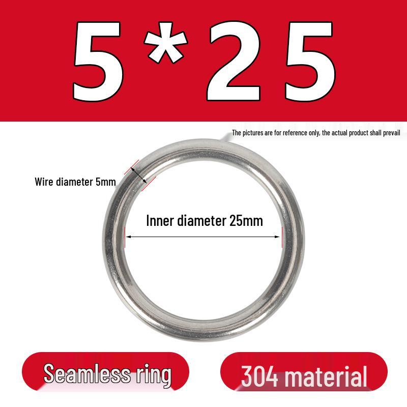 Stainless Steel Seamless O-Ring: Corrosion-Resistant Accessory for Handbags and Pet Gear
