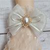 Handmade Lolita Lace Gloves Japanese Sweet Girl Tea Party Wedding Bride Gorgeous Summer Bow Pearl Lace Gloves Mittens Accessory