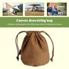 Outdoor Tableware Sundries Bags Portable Canvas Small Objects Organizers Ultralight Waterproof for Travel Hiking