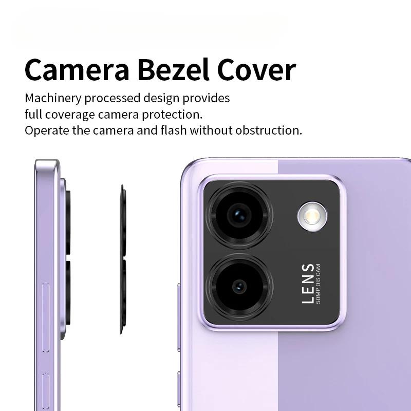 For Xiaomi Poco M7 Pro 5G Rear Camera Lens Cover Case for POCO M7Pro PocoM7 Back Aluminum Alloy Metal Camera Protector Ring Film