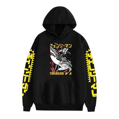 Chainsaw Man Anime Hoodie Chainsaw Man Hoodie Streetwear Hooded Sweatshirt Men Women Cosplay Sports