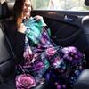 1pc Flower Printing Lightweight Flannel Blanket, Comfortable and Warm Blanket, for Camping Sofa Bed and Couch Office, Suitable for Gift Blank
