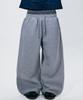 SOMEPLACE MAN Check Sagging Layered Sweat Training Wide Pants_2 Colors
