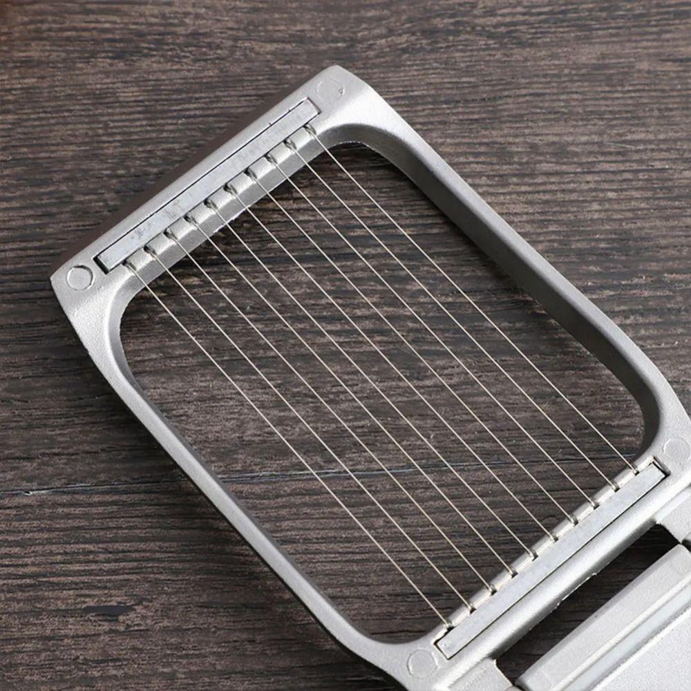 Heavy Duty Strawberry Slicer with Stainless Steel Wire Egg Cutter Convenient Egg Slicer  Tomato