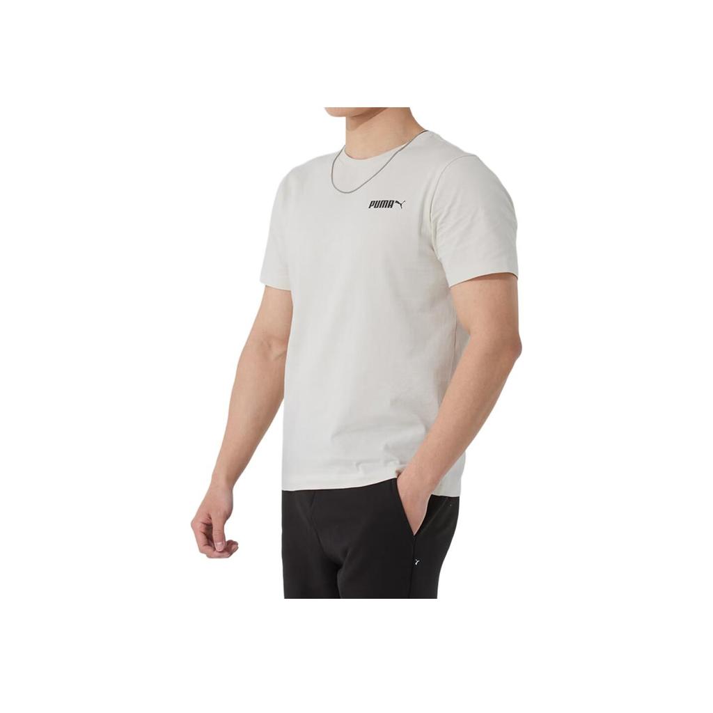 New PUMA T Shirts Men's Ecru 691340-87