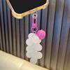 WTEMPO UV Color Changing Grape Keychains Bags Charm Keychain Cute Keychains Car Decor Fruit Purse Charm Personalizing Accessories