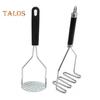 1/2Pcs Potato Masher Set Stainless Steel Potato Press Professional Integrated Honeycomb Design Food-Grade Kitchen Utensil for Vegetable Fruit Melon