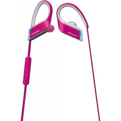 Panasonic Wireless EaRPhones Bluetooth WateRProof With Mic And Remote Control For SPorts 1 Year Manufacturer Warranty Pink RP Bts55 P Pink