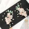Elegant Vintage Flower Hanfu Ancient Handmade Headpieces Long Tassel Hairpins Hair Sticks