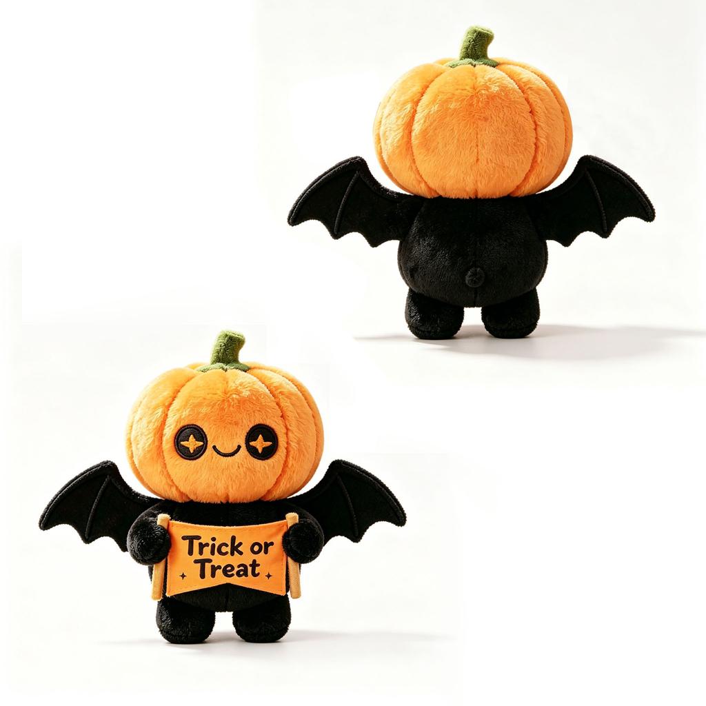 Hot New Halloween Pumpkin Wizard Plush Toy Doll Soft Stuffed Animal for Gift Decor Multiple Sizes
