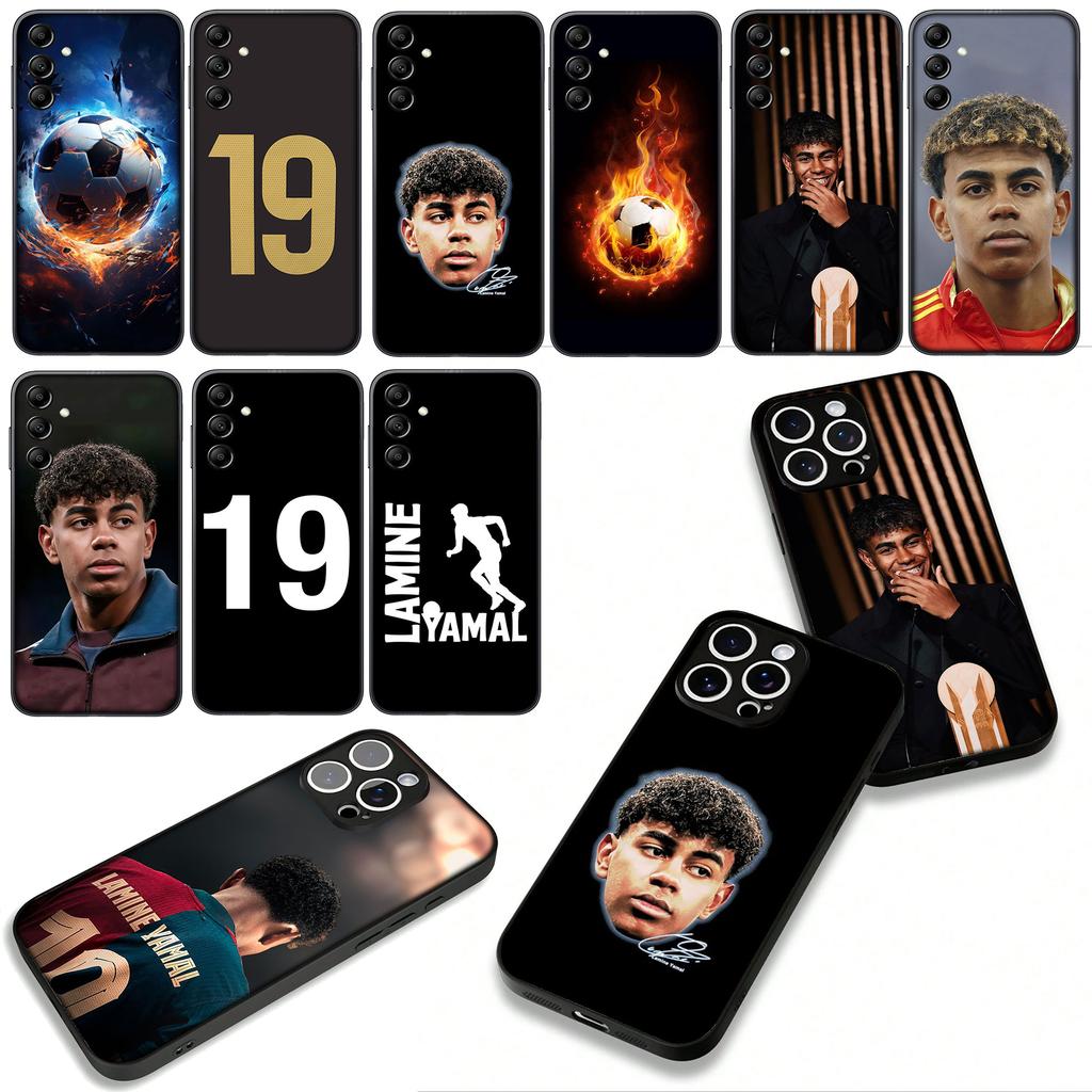 Football No19 Soccer Number No 19 Phone Cover Case for Apple iPhone 16 15 14 Plus 13 12 Mini 17 Pro Max + ProMax 16E Air 16+