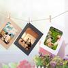 10 Pcs 2M Rope DIY Kraft Paper Picture Frame with Clips Picture Photo Frame  Home