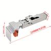 2pcs Adjustable Telescopic Fast Press Drawer Clamp, Metal Woodworking Installation Auxiliary Clamp Holders W/ Orange Rubber Grip