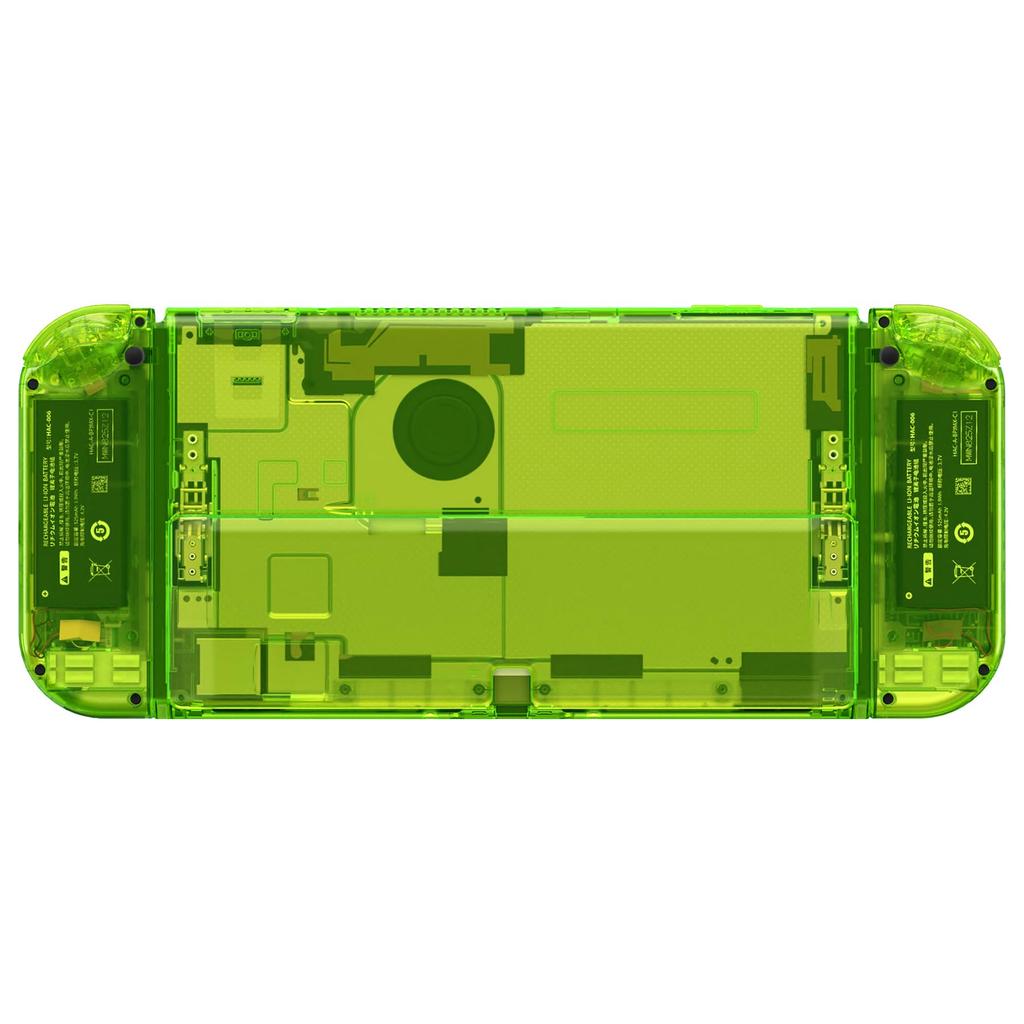 Není hlavní jednotkou Zadní deska z průhledného materiálu pro spínač eXtremeRate kompatibilní s OLED PC spínačem Zadní spínač kompatibilní s Switch OLED Joycon