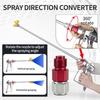 AT19-Airless Spraying Fan 360° Rotation Pivot Joint For Airless Paint Sprayers- Accessories& Attachment Adapter Adaptor