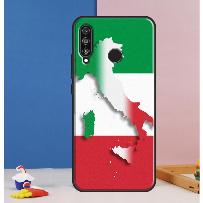 Italy Flag For Huawei Nova 12s 12i 11i 5T Y90 Y70 Y60 Y61 Y91 Y72 9 10 SE P60 Pro P20 P30 P40 Lite Case