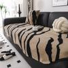Velvet Shaped Sofa Cushion Autumn and Winter Thickening Plush Non-Slip Seat Cushions High-Grade Light Luxury Sofa Cover Cover Cloth