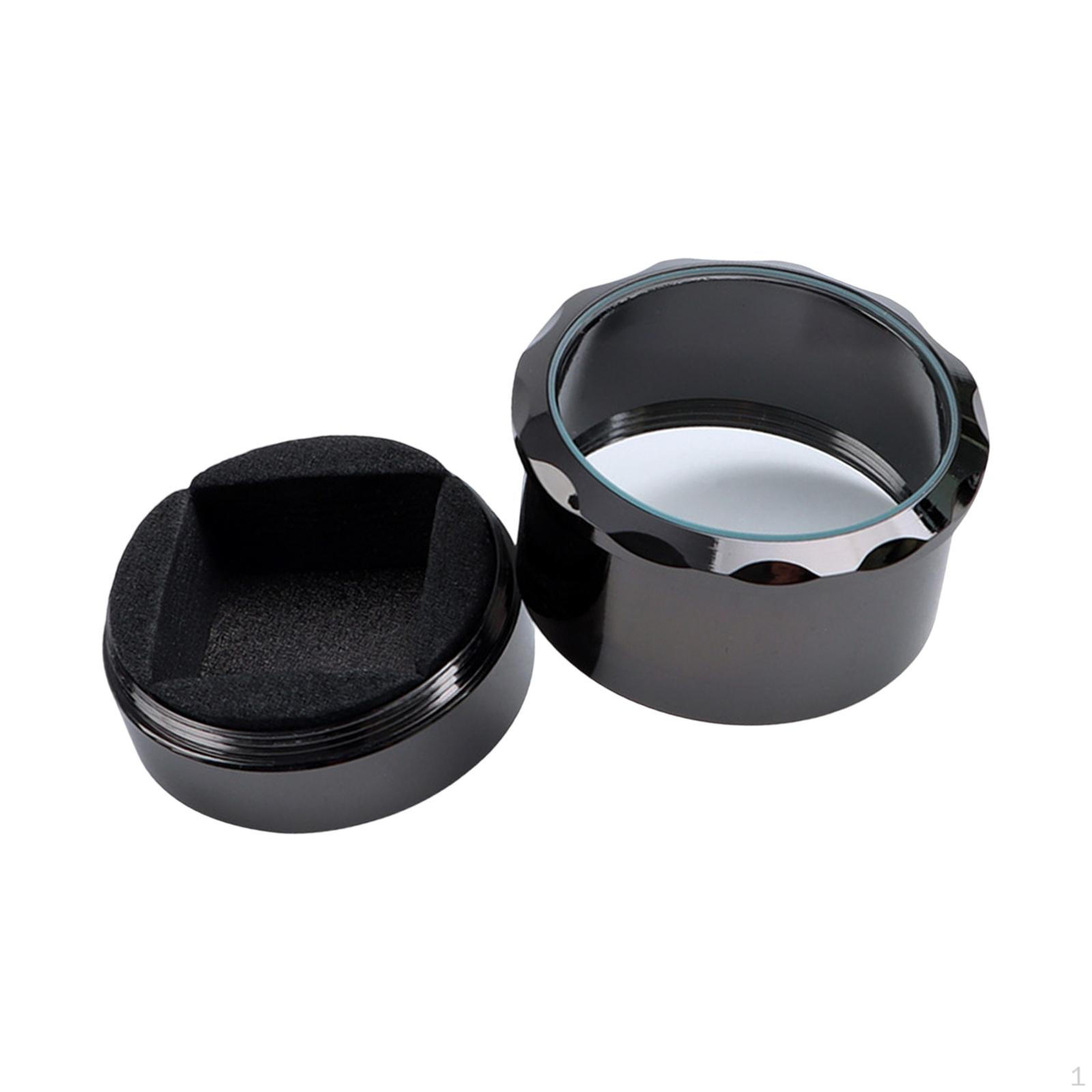 

Pool Cue Chalk Holder Billiard Container Protector Portable Practical Tool Circular Box