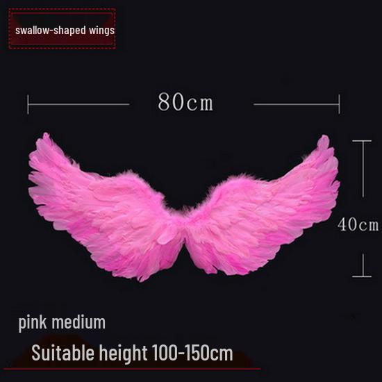 Angel Feather Wings Cosplay Props for Children & Adults - Ideal for Halloween & Parties
